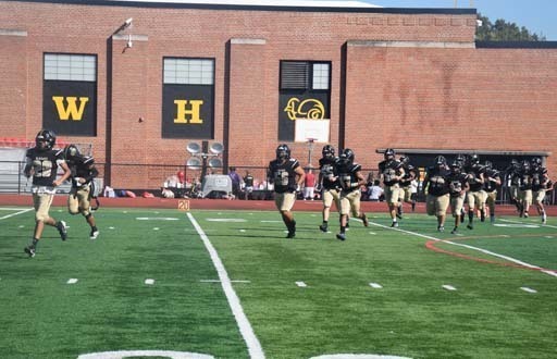 The Rams varsity football team capped off homecoming with an impressive 28-12 victory over Lawrence High School.