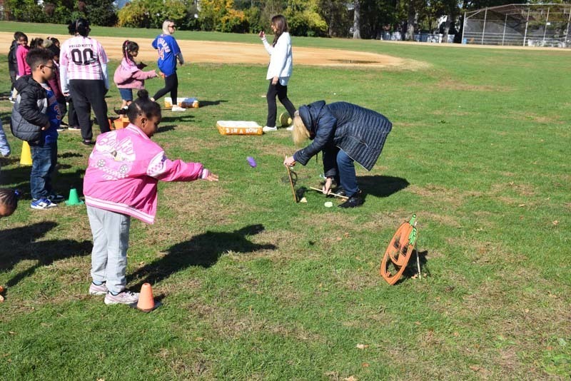 Students played a variety of games.
