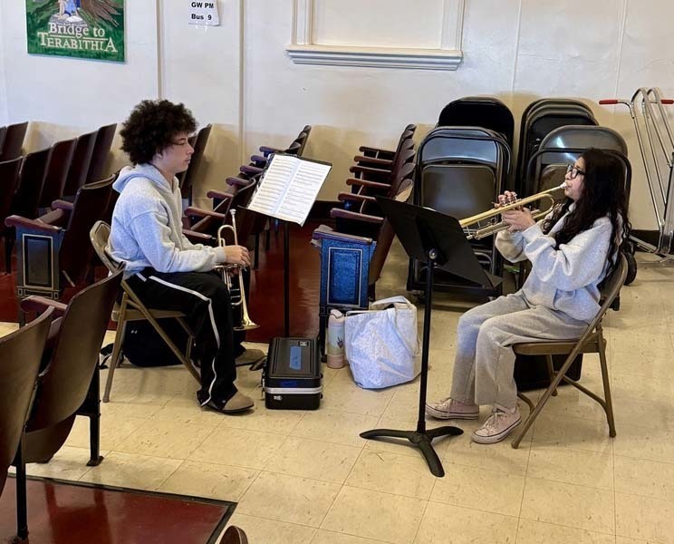  Students and teachers from West Hempstead Secondary School collaborated with George Washington School during Mentorship Week.       