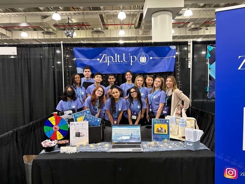  West Hempstead Secondary School’s Virtual Enterprise student-run firms recently participated in the annual Youth Business Summit