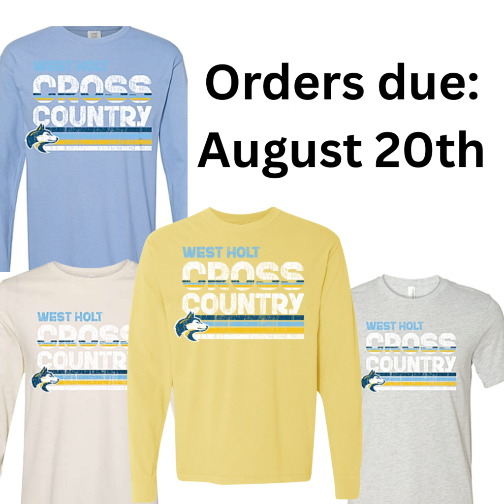 Cross country shirt orders