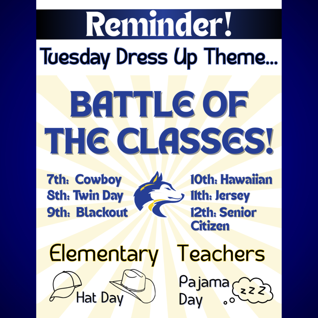 Tuesday - Battle of the Classes