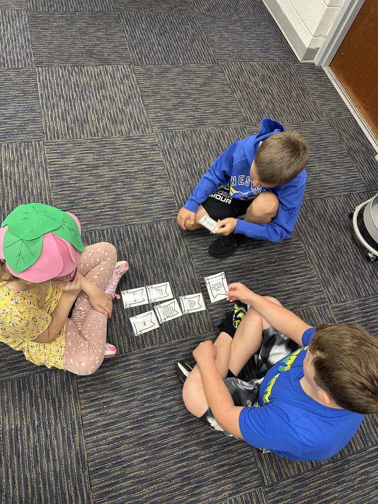 Students distinguishing between fact & opinion.