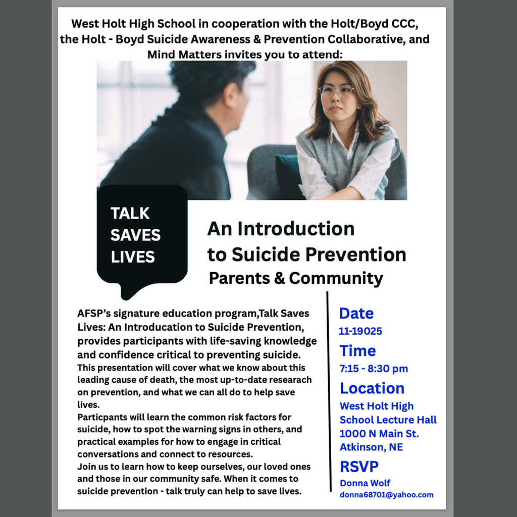 Suicide Prevention Presentation
