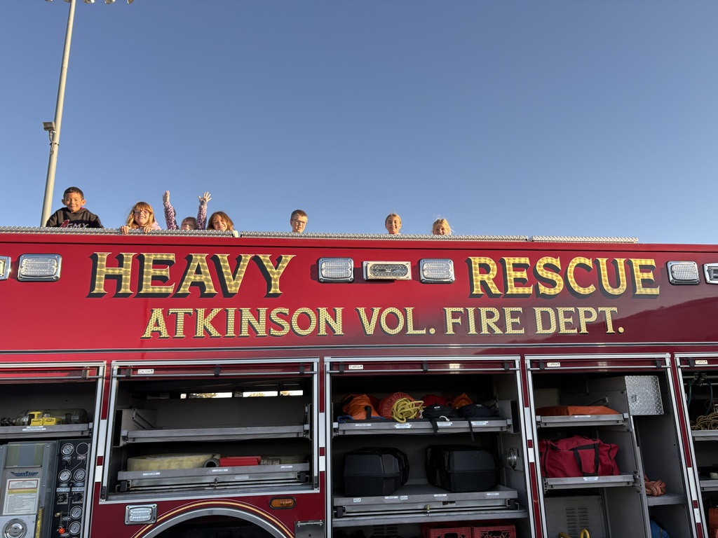 looking at a fire truck