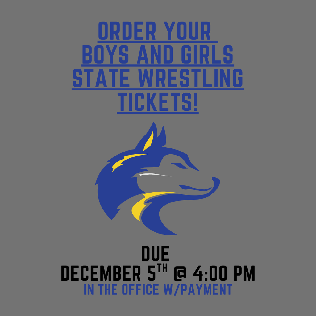 State Wrestling Tickets