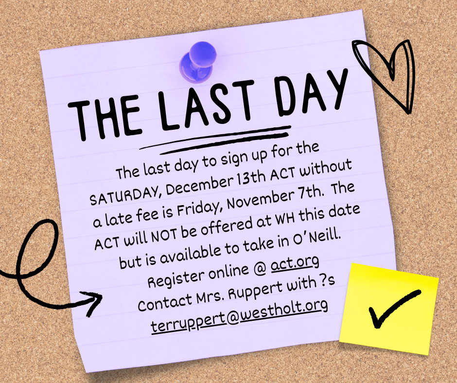 ACT Registration Deadline