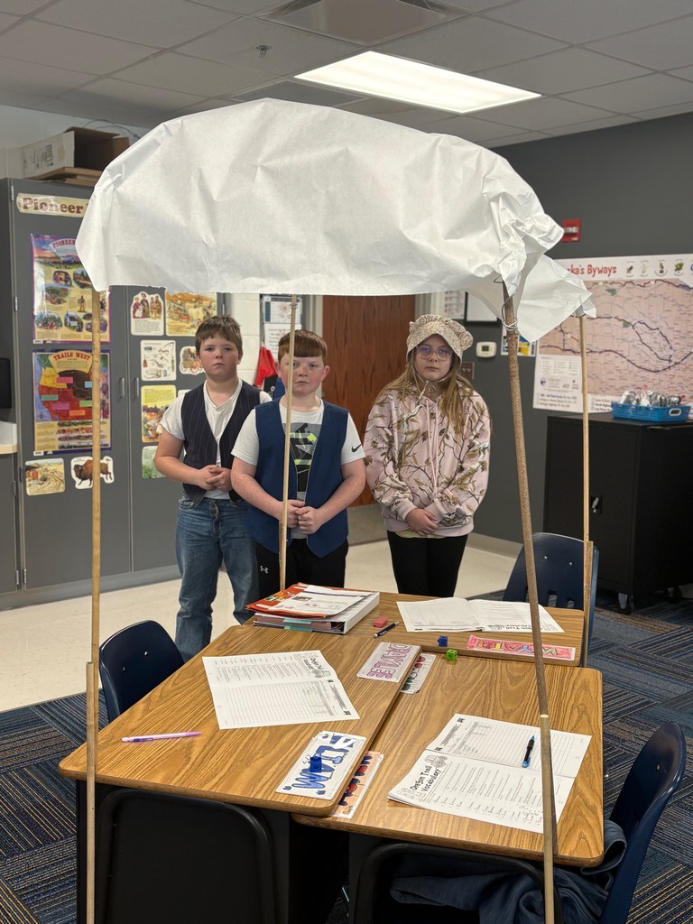4th graders have been busy traveling The Oregon Trail! Through hands - on activities and teamwork, students got to simulate what life was like for pioneers-making choices, facing challenges, and learning how tough the journey west really was!