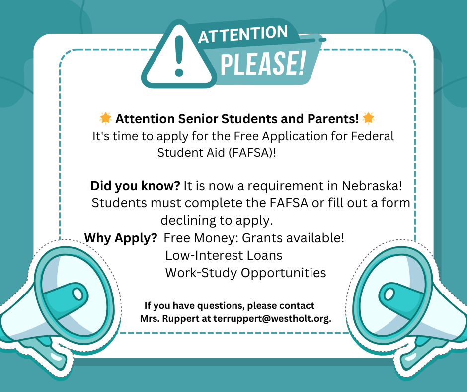 Graduation Requirement - FAFSA or Opt-out form!