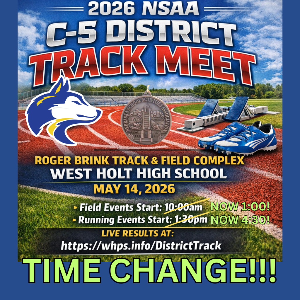 District Track Time Change!