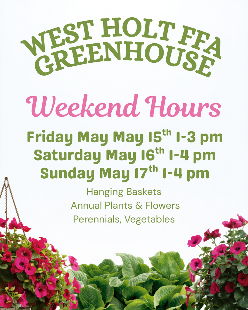FFA Greenhouse Hours