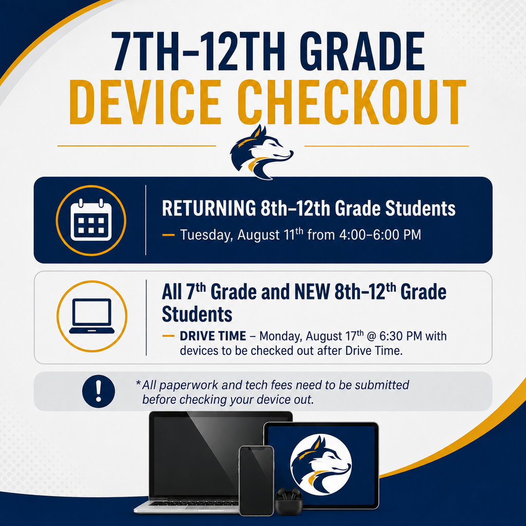 7-12th Grade Device Checkout Graphic