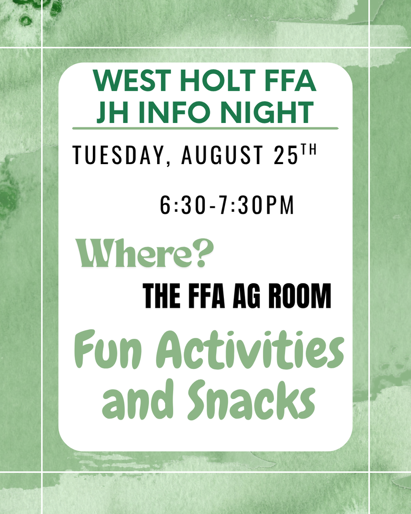 JH Night for WH FFA!