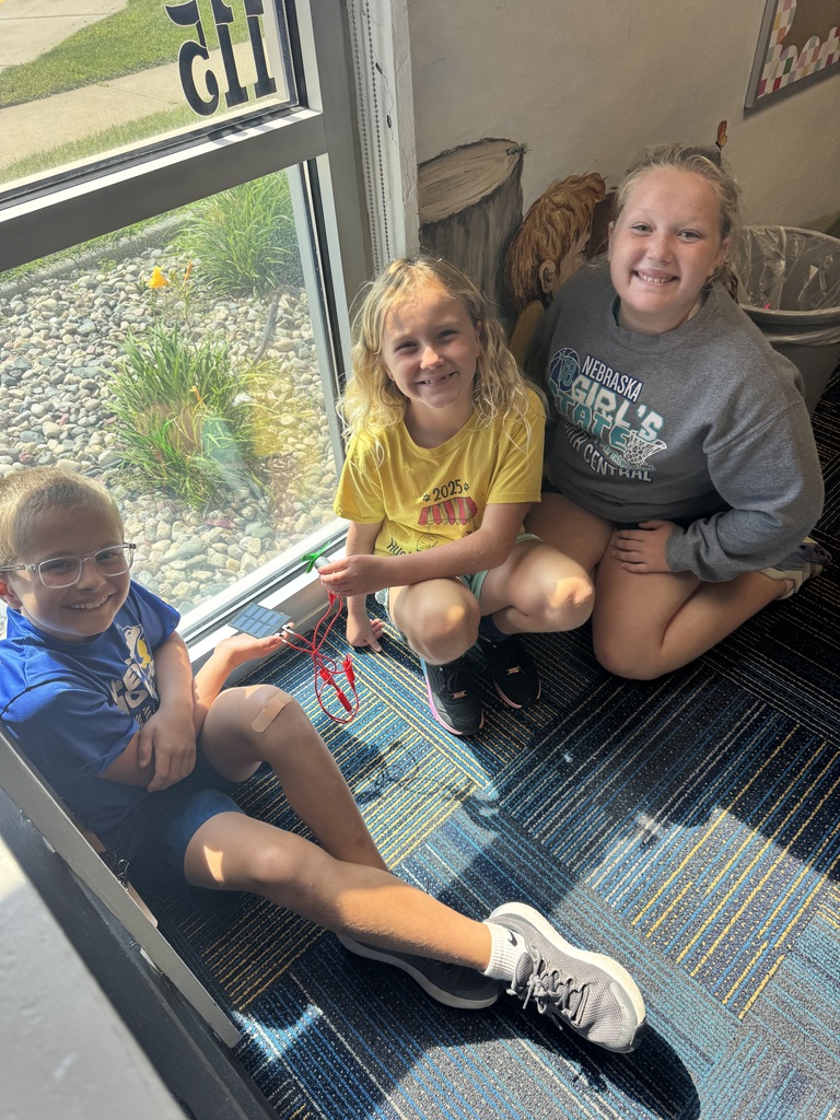 Students created wind turbines.