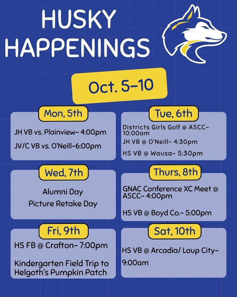 husky happenings 
