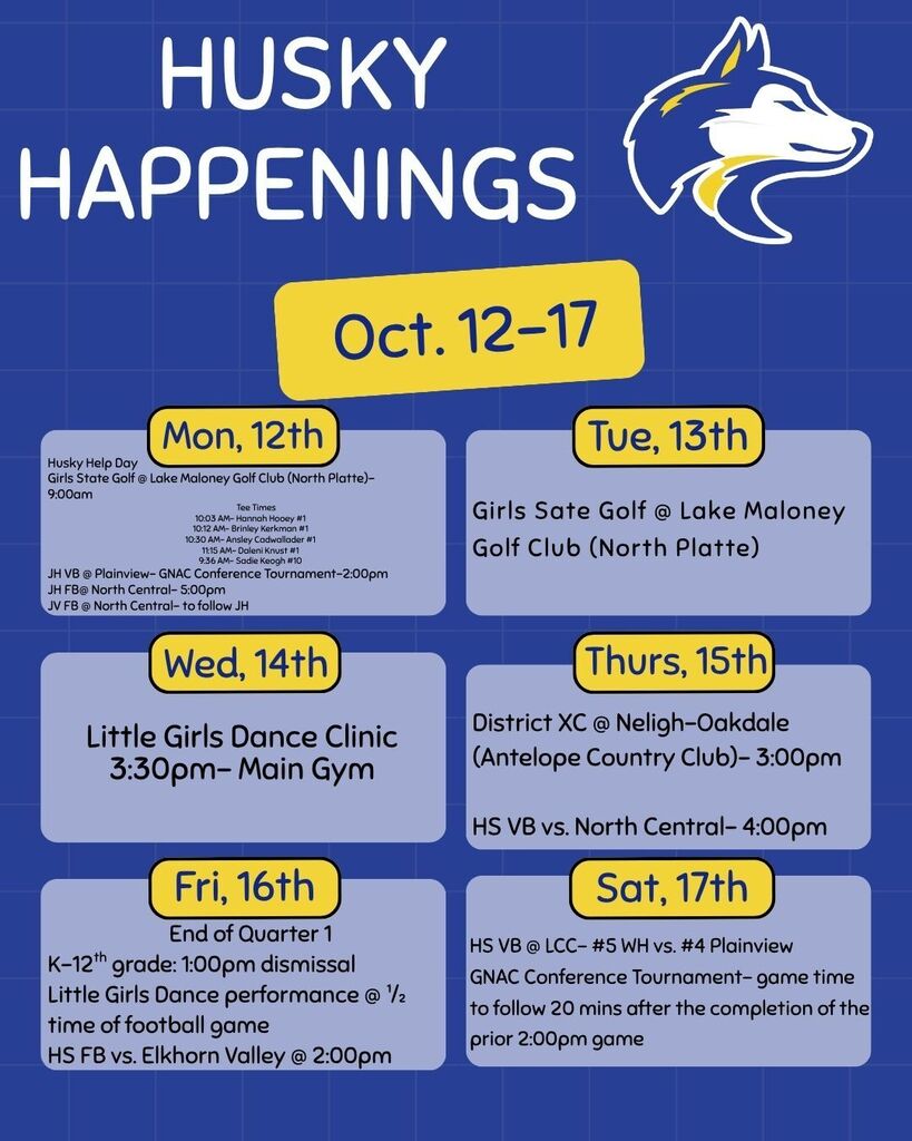husky happenings 