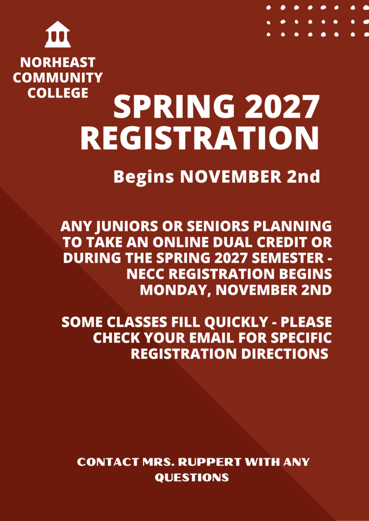 NECC Spring Registration