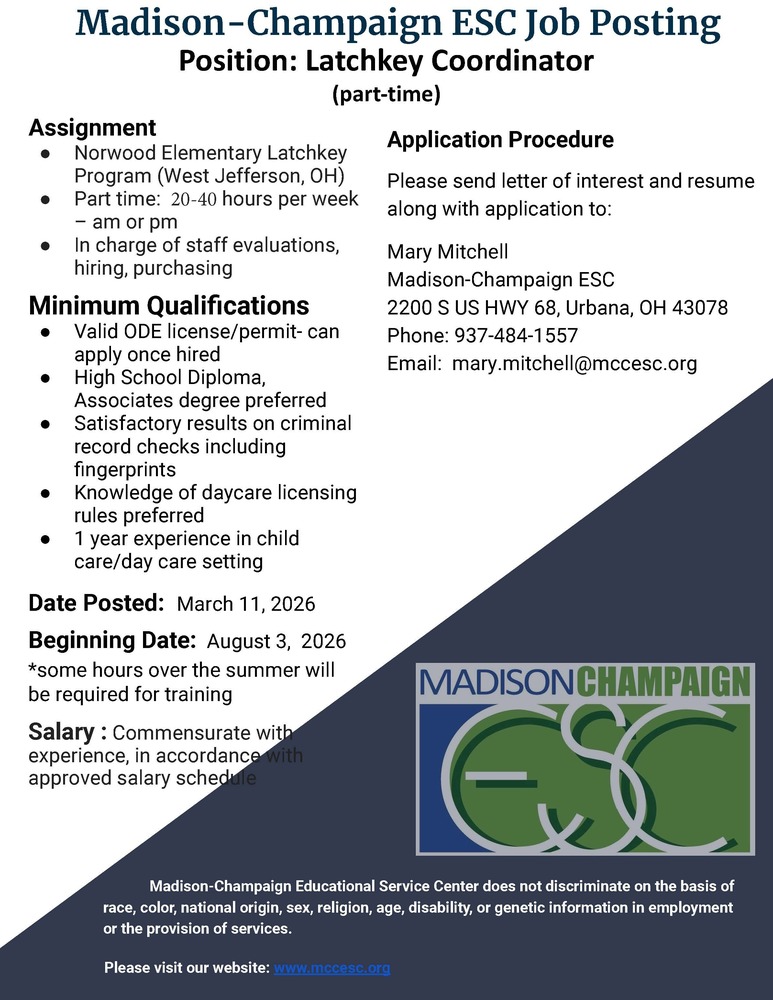 Latchkey Coordinator