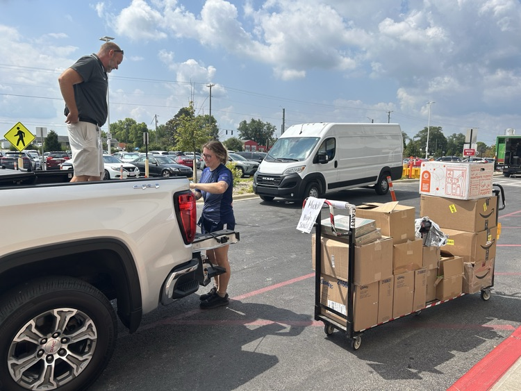 loading truck