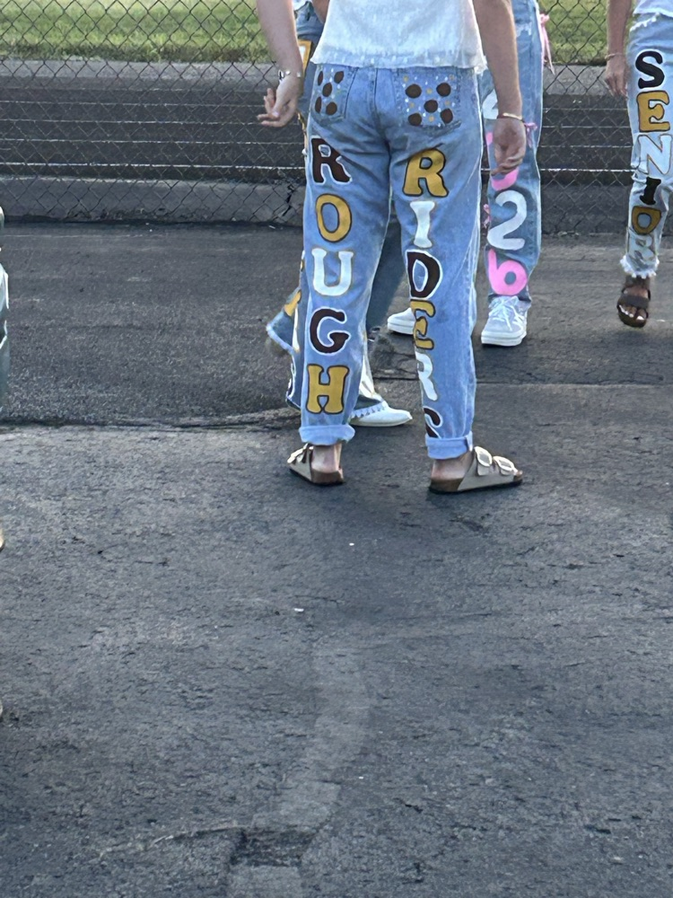 painted jeans