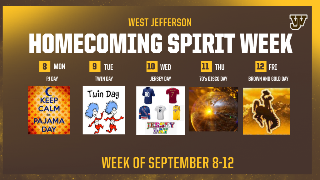 HOCO Spirit Week Flyer
