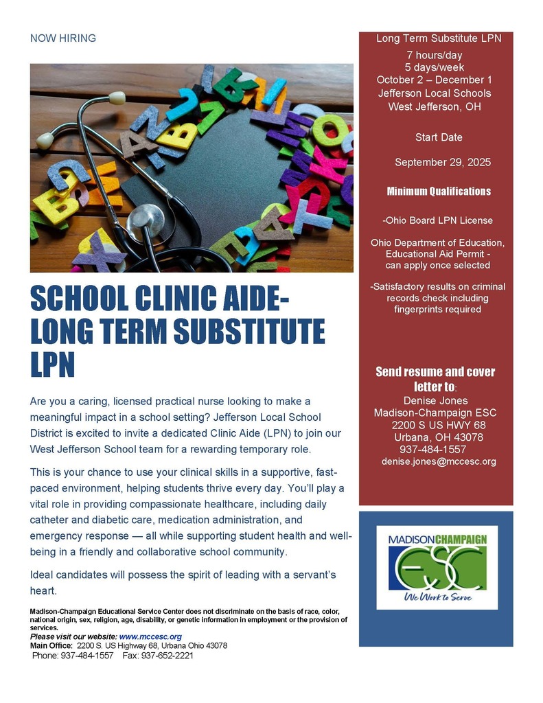 Flyer for LPN sub