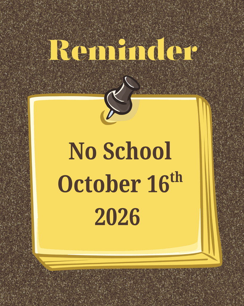 No School October 16th, 2026