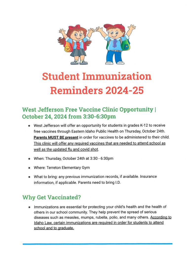 Immunizations