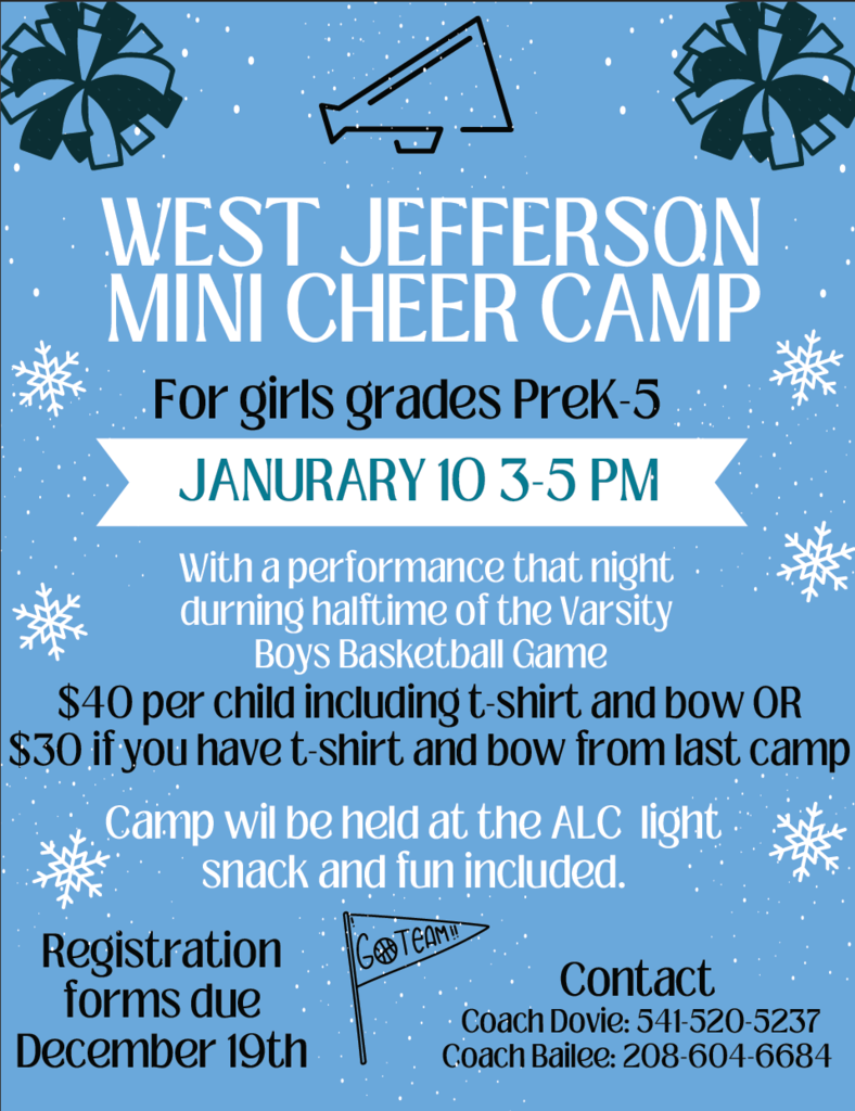 Mini Cheer Camp Sign-up