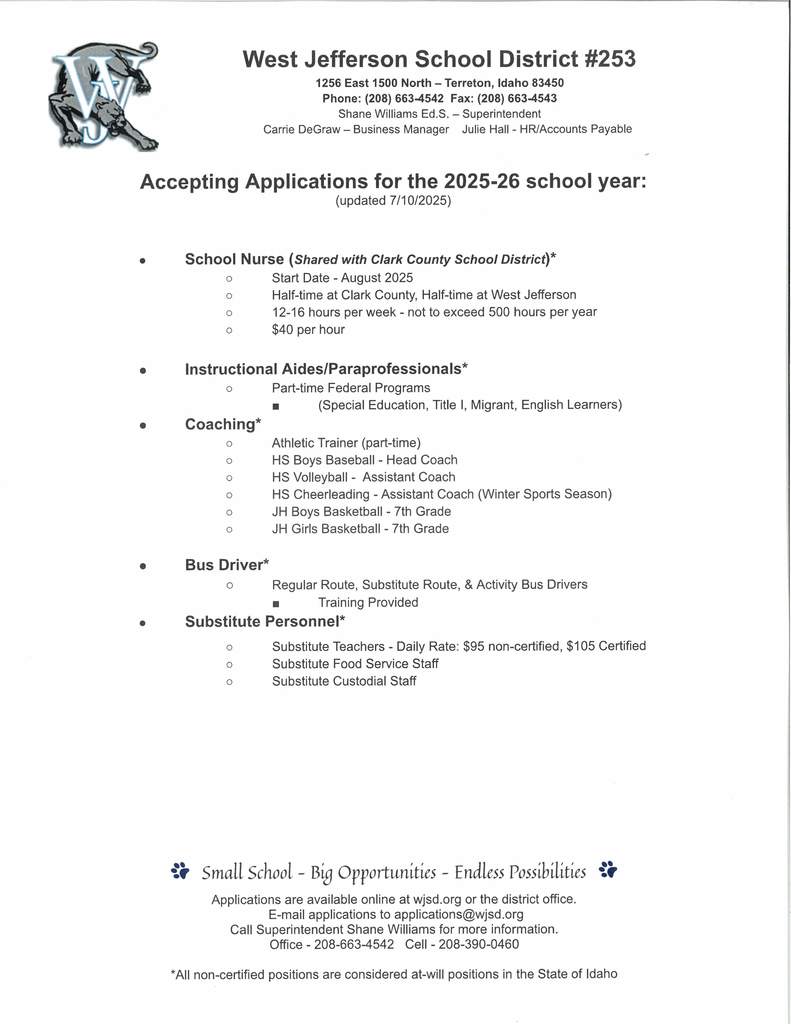 Job Openings