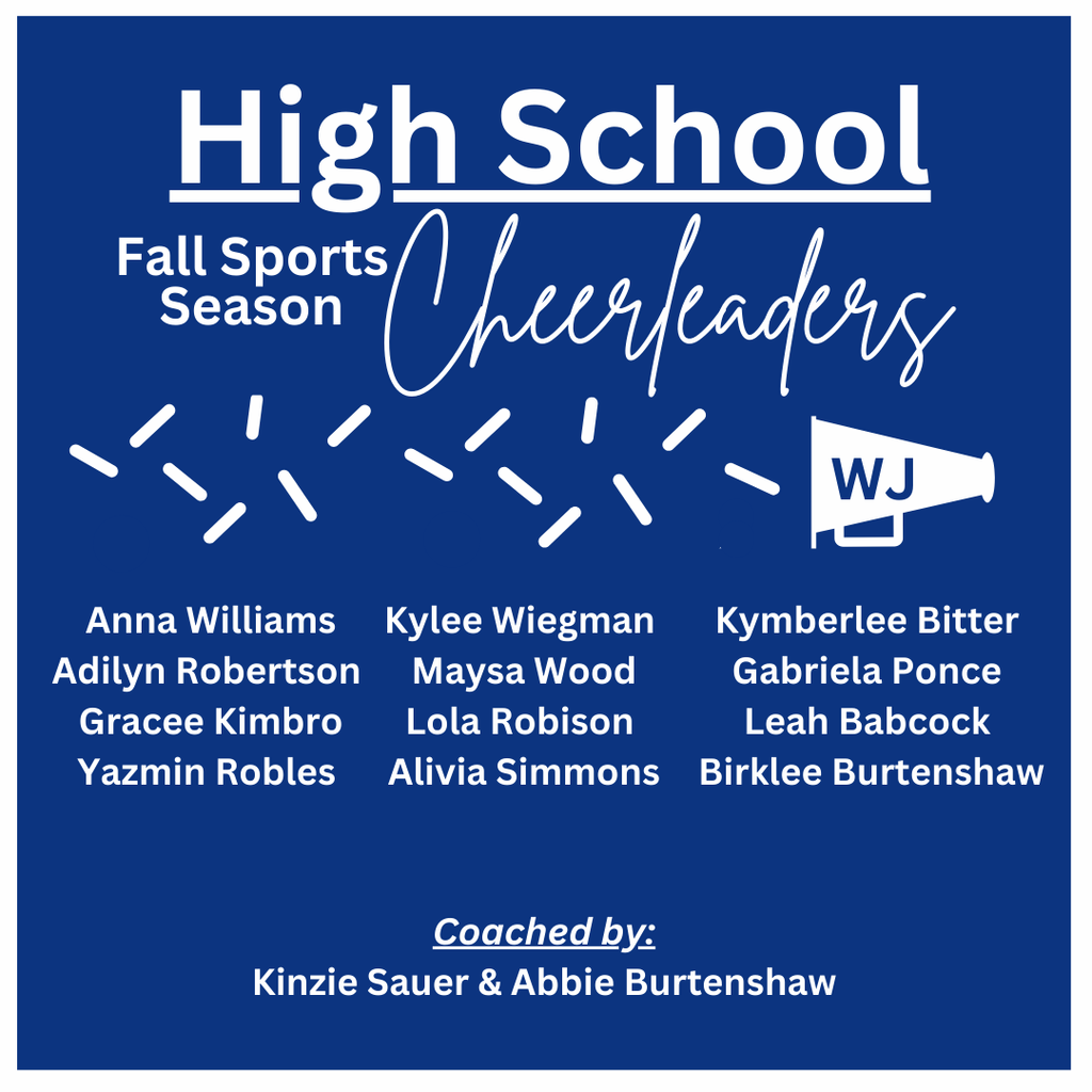 HS Cheerleader Roster