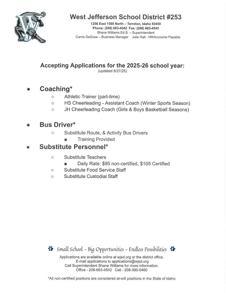 Job Openings
