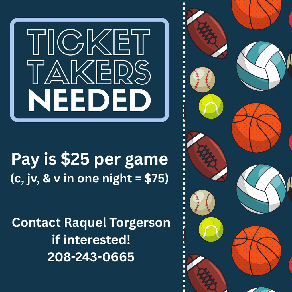 Ticket Takers Needed