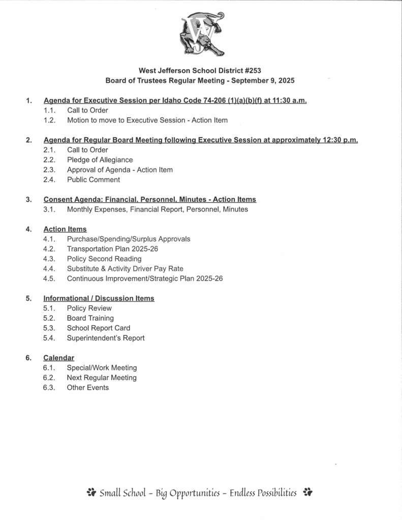 Regular Board Meeting