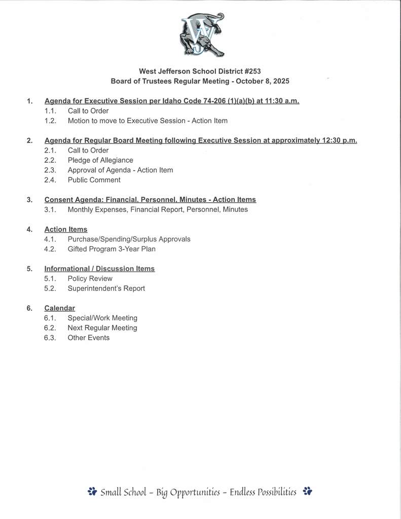 Regular Board Meeting