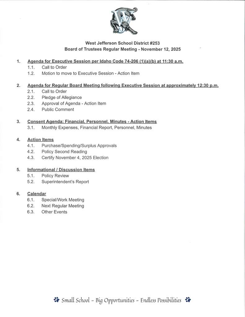 Regular Board Meeting