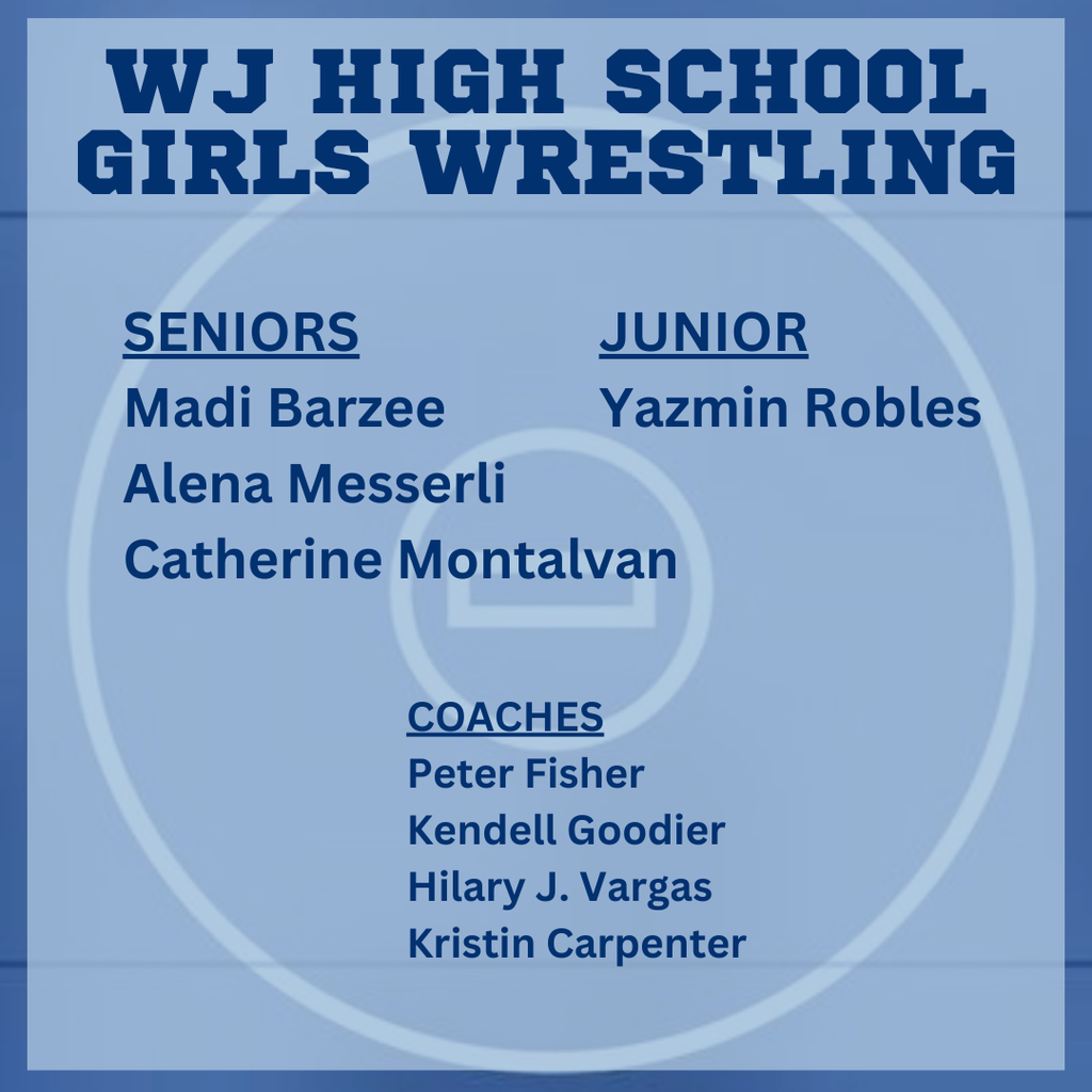 HS Girls Wrestling Roster