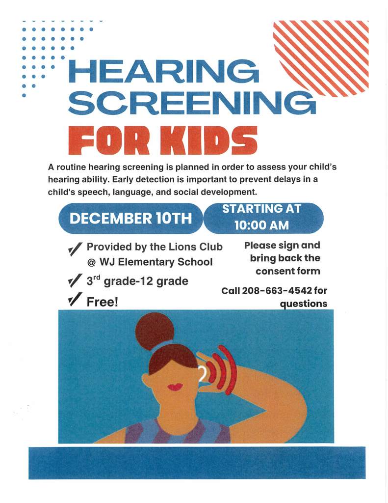 Hearing Screening Consent Form - English