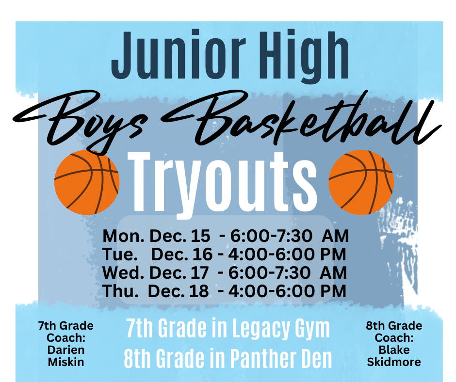JH Boys Basketball Tryouts