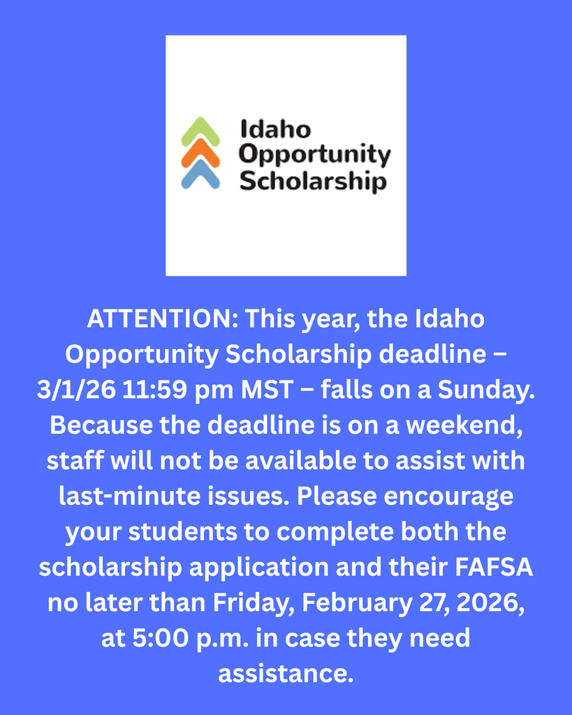 Idaho Opportunity Scholarship