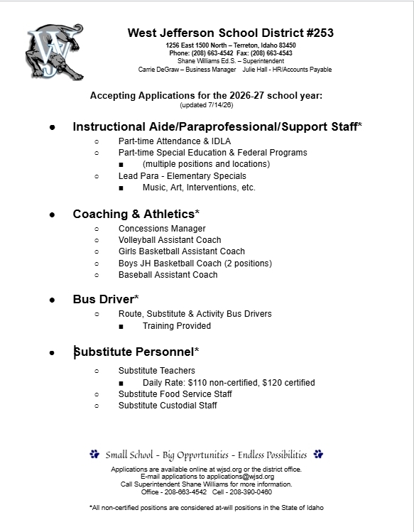 Job Openings
