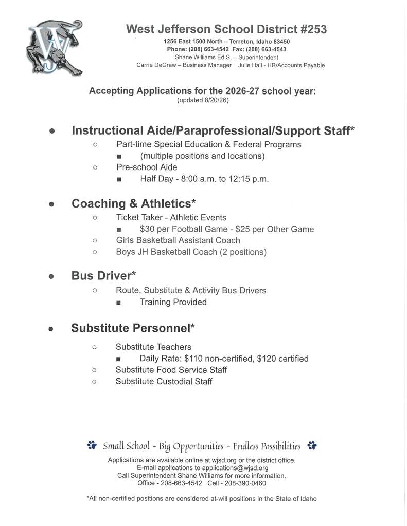 Job Posting
