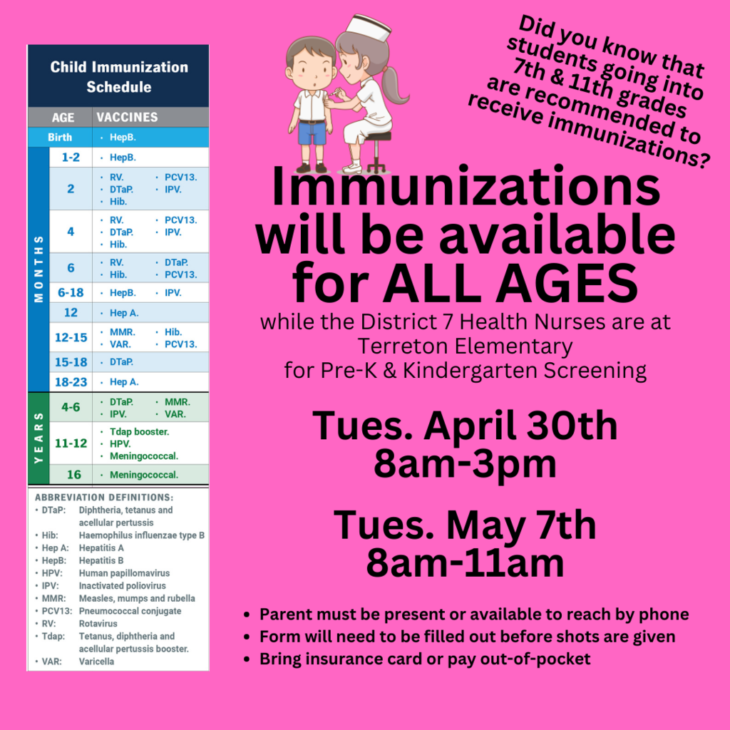 Immunizations