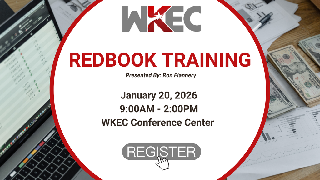 redbook training flyer on january 20, 2026 from 9am - 2pm at WKEC conference center