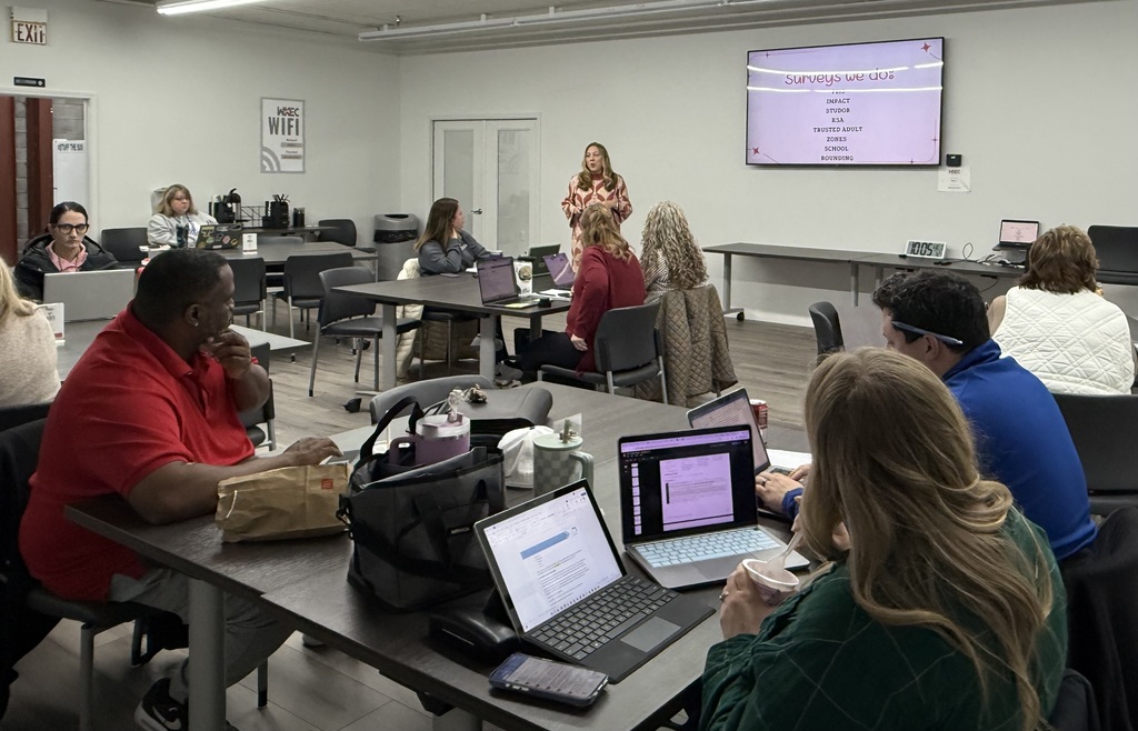 presenting in front of people