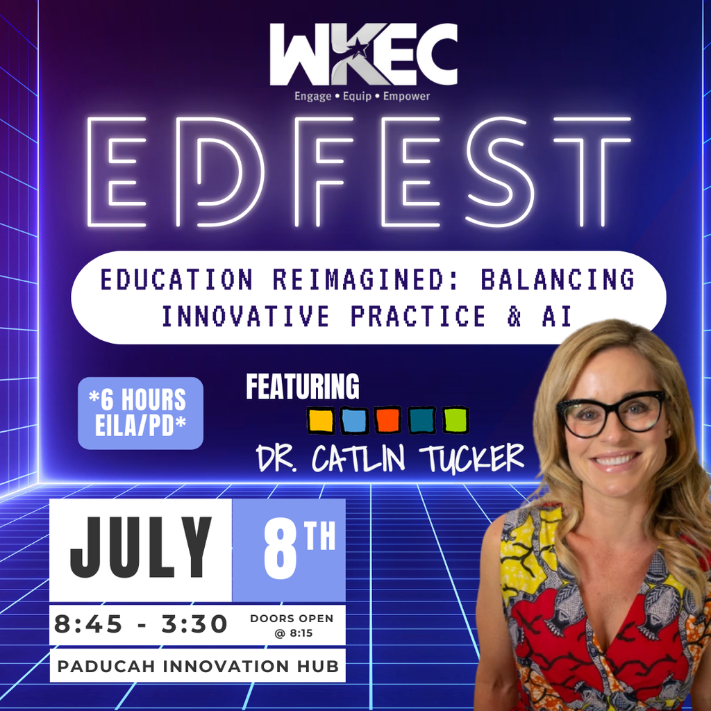 EDFEST 2026 flyer with photo of catlin tucker