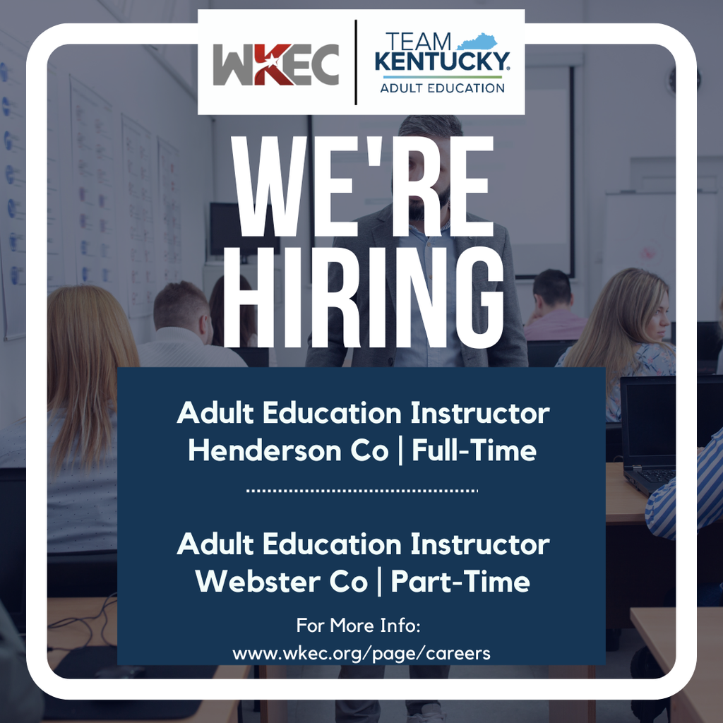 we're hiring flyer