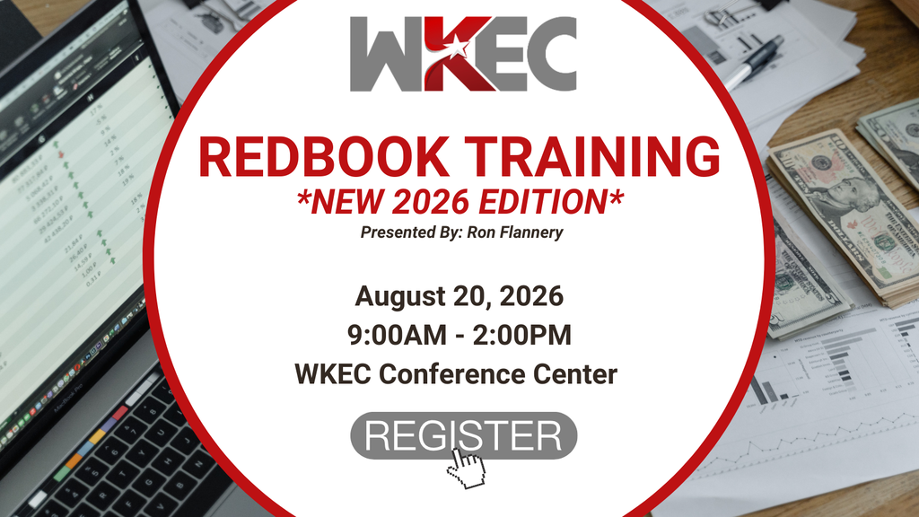 redbook training flyer on august 20th at wkec