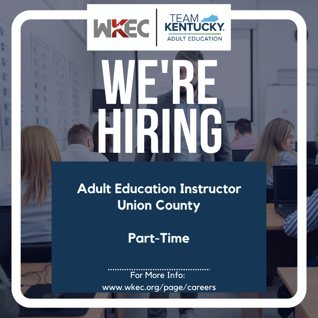 were hiring adut ed instructor union county part time