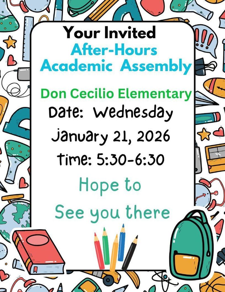 Don Cecilio Elementary Academic Awards Assembly